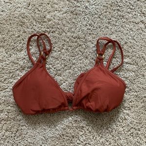 Bunulu Red Bikini Top